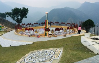 प्रधानमन्त्री रोजगार कार्यक्रमको साझेदारीमा नेपालकै पहिलो न‍वग्रह मन्दिर निर्माण